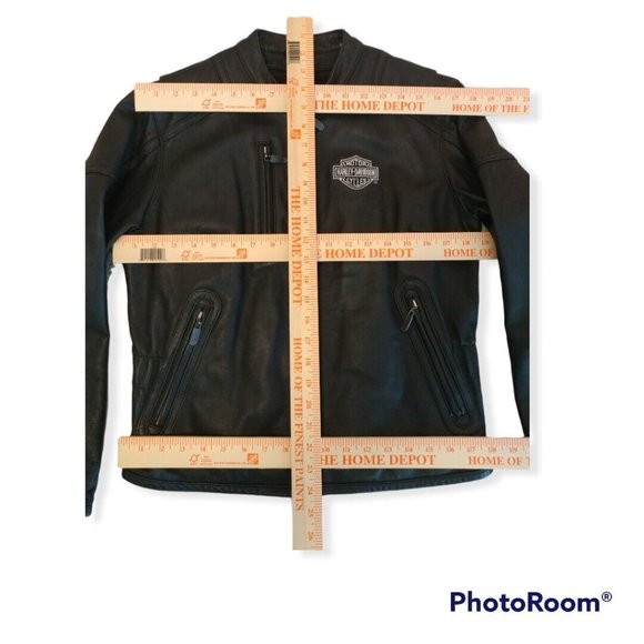 Women's Medium M Harley-Davidson Leather Jacket With Liner Embroidered - Picture 8 of 8
